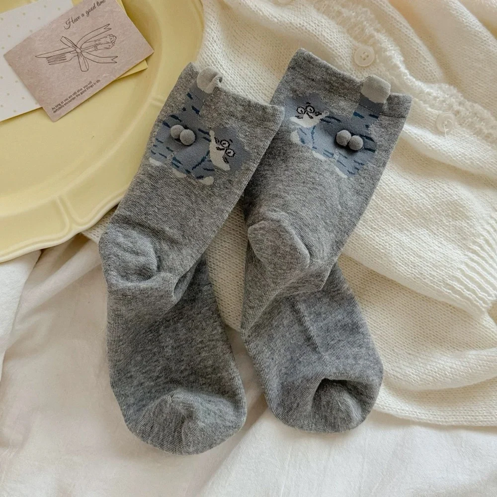 NWT Cat Balls Cotton Socks set of 3
